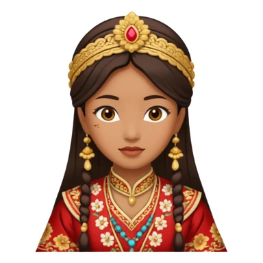 1900's Asian female sticker
