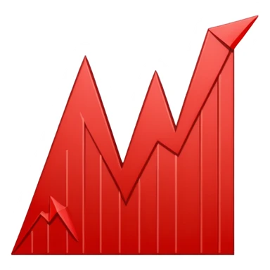 grafico a la baja sticker