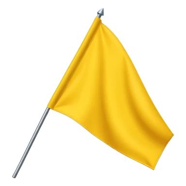 Make a yellow colour triangular flag emoji sticker