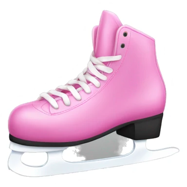 Pink iceskatew sticker