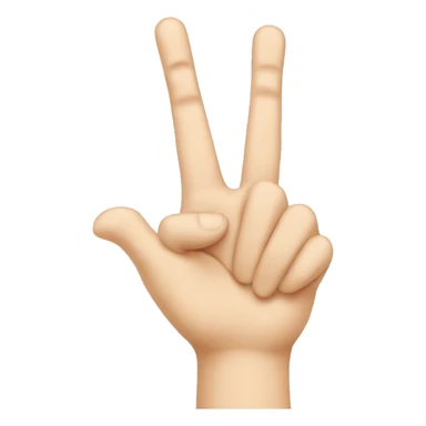 Ok sign with very long finger sticker