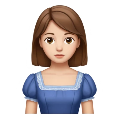 1900's european female sticker