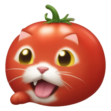 tomato neko sticker