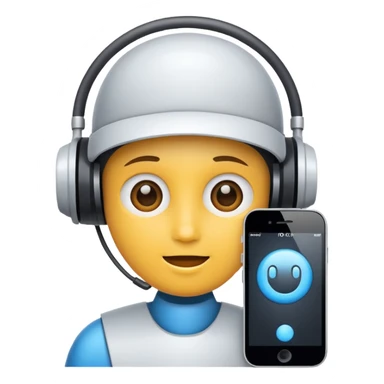 ai assistant icon sticker