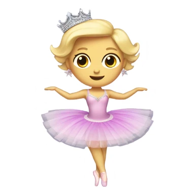 Donald Trump as a ballerina sticker
