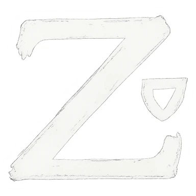 З in the style of the provided example sticker