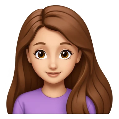 ariana grande with long hair sticker