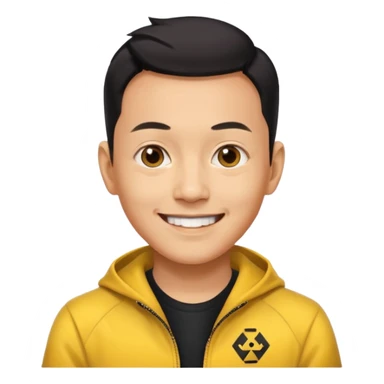 cz binance  own er sticker