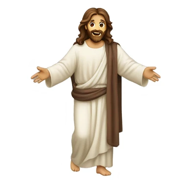 Jesucristo caminando  sticker