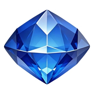top view sapphire sticker
