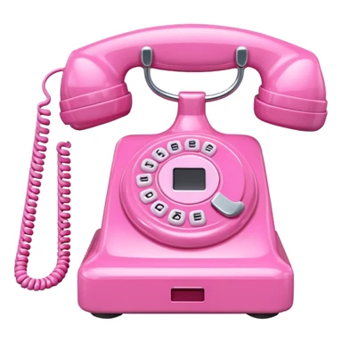 pink 3d phone sticker