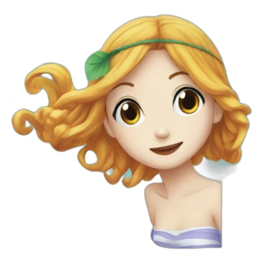 Emily rudd one piece nami sticker