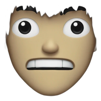 Guts from berserk with one eye closed sticker