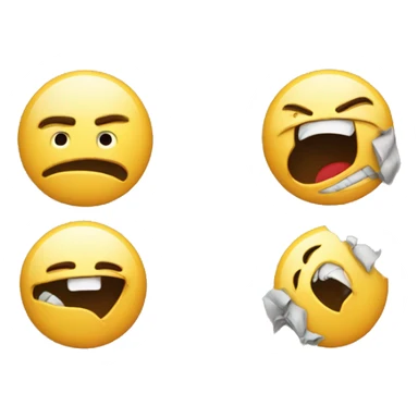 happy and angry and dying at the same time sticker