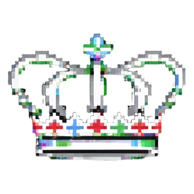 Crown with MOD text, moderator icon sticker
