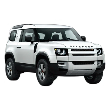 new defender black sticker