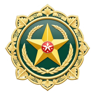 Emblem of the Islamic Revolutionary Guard Corps, an Iranian military institution sticker