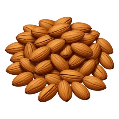 roasted almonds from christmas market sticker