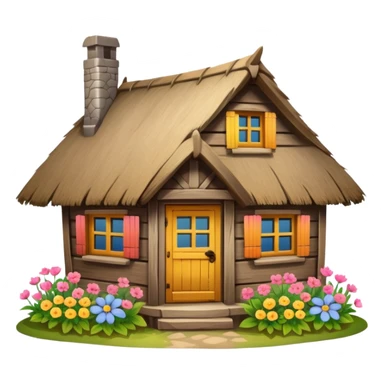 Wooden Cottage sticker