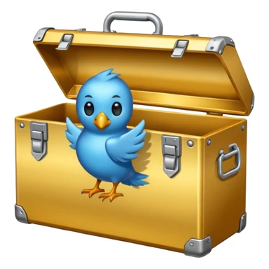 twitter with a toolbox sticker