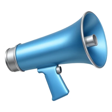 megaphone with social media icons telegram, vk, phone sticker