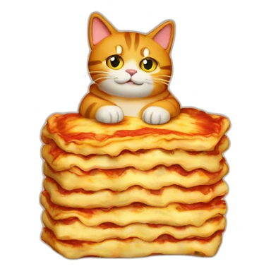 lasagna cat sticker