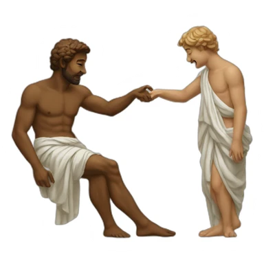 The creation of Adam sticker