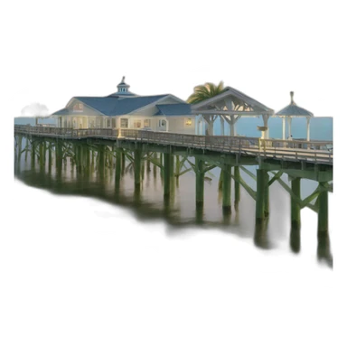 the pier in the city of st petersburg florida sticker