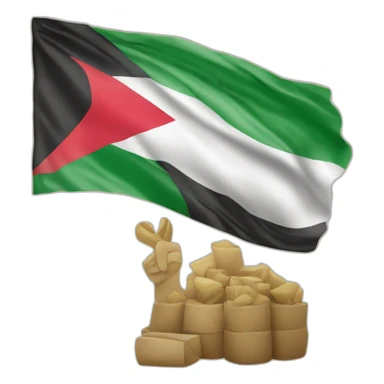 Palestine win Israël sticker