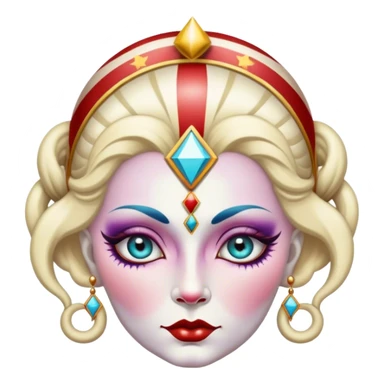 Vintage circus psychic sticker
