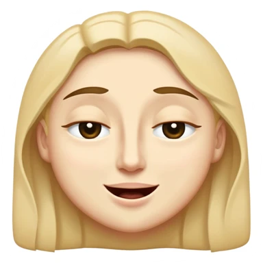 One eye is half-closed (like a wink). 	•	The other eye is wide open, almost exaggeratedly so. 	•	There’s a subtle, slightly smug or knowing smile. 	•	The overall vibe is a mix of mischievous, suspicious, and unhinged. sticker