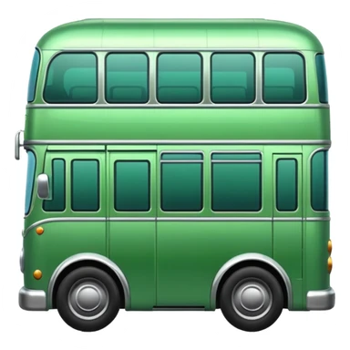 Green bus sticker