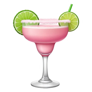 Pink girly margarita  sticker