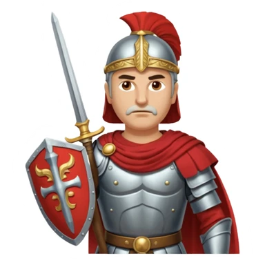 Famoso general cartagines de alto rango de la época púnica, estratega militar muy importante foto del cuerpo entero sticker