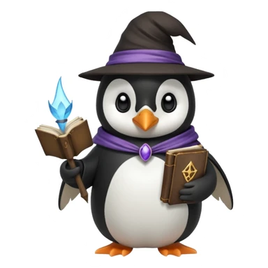 Un piguino echisero sticker