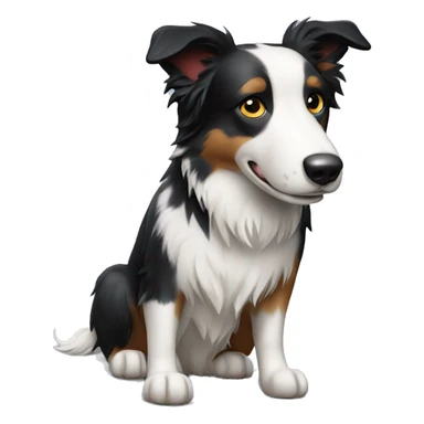 Border Collie dog sticker