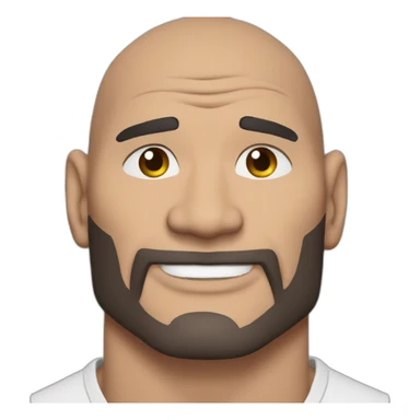 actor dave bautista cartoon wearing henley  sticker