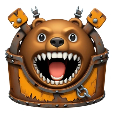 Bear trap sticker