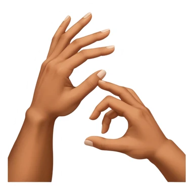 two hands reaching for each other (as in the picture of the creation of Adam) sticker