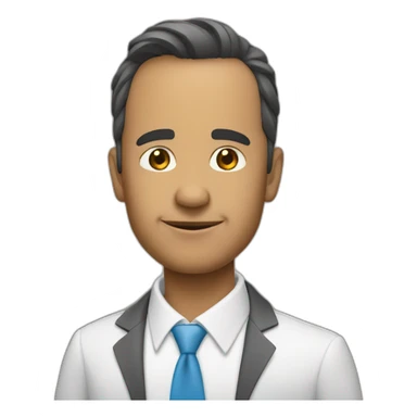 Un mec qui fait salut na sticker