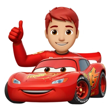 thumbs up mcqueen sticker