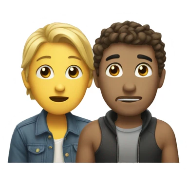 Broken friendship sticker