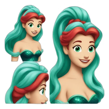 Ariel in The Little Mermaid sticker