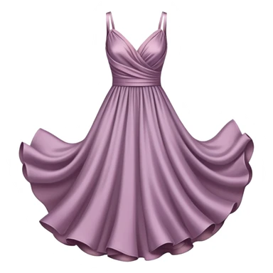 Mauve dress sticker