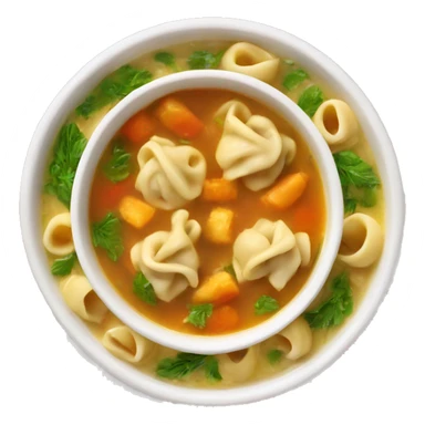 Chicken tortellini soup sticker