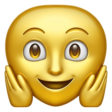 create a golden gold emoji  the most attractive any one or all of them ill choose it should be fully golden sticker