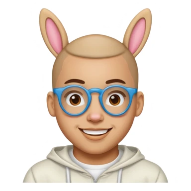 bad bunny rapper sticker