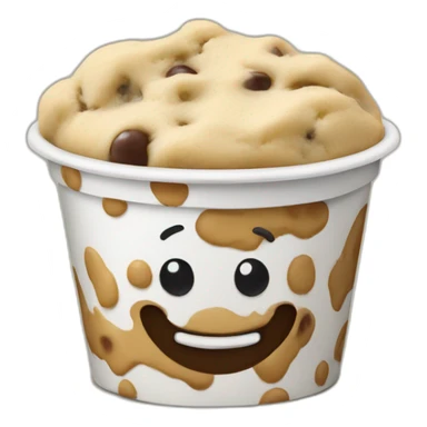 Ben and jerry cookie dough sticker