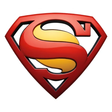 Superman Symbol batman v superman black sticker
