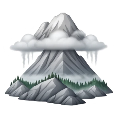 Like a  really foggy oregon mountain  sticker